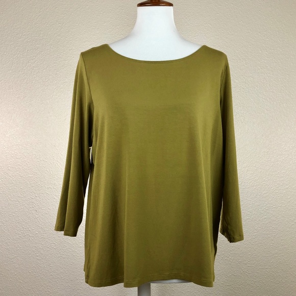 Eileen Fisher Tops - Eileen Fisher 3/4 Sleeve Classic Tee Size S/M
